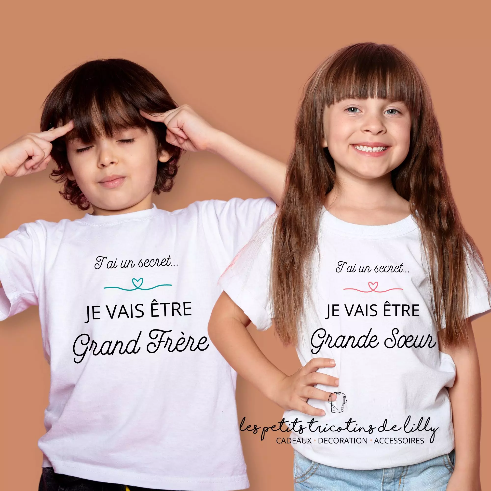 TEE-SHIRT ENFANT J'AI UN SECRET...