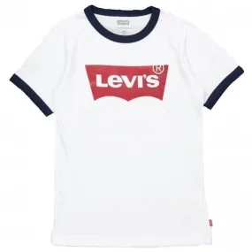 Tee-Shirt Enfant Levi's Batwing Ringer blanc - Levi's