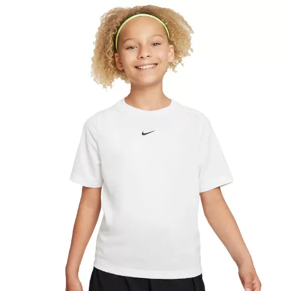 Tee-shirt enfant Nike Multi logo blanc Dri-Fit