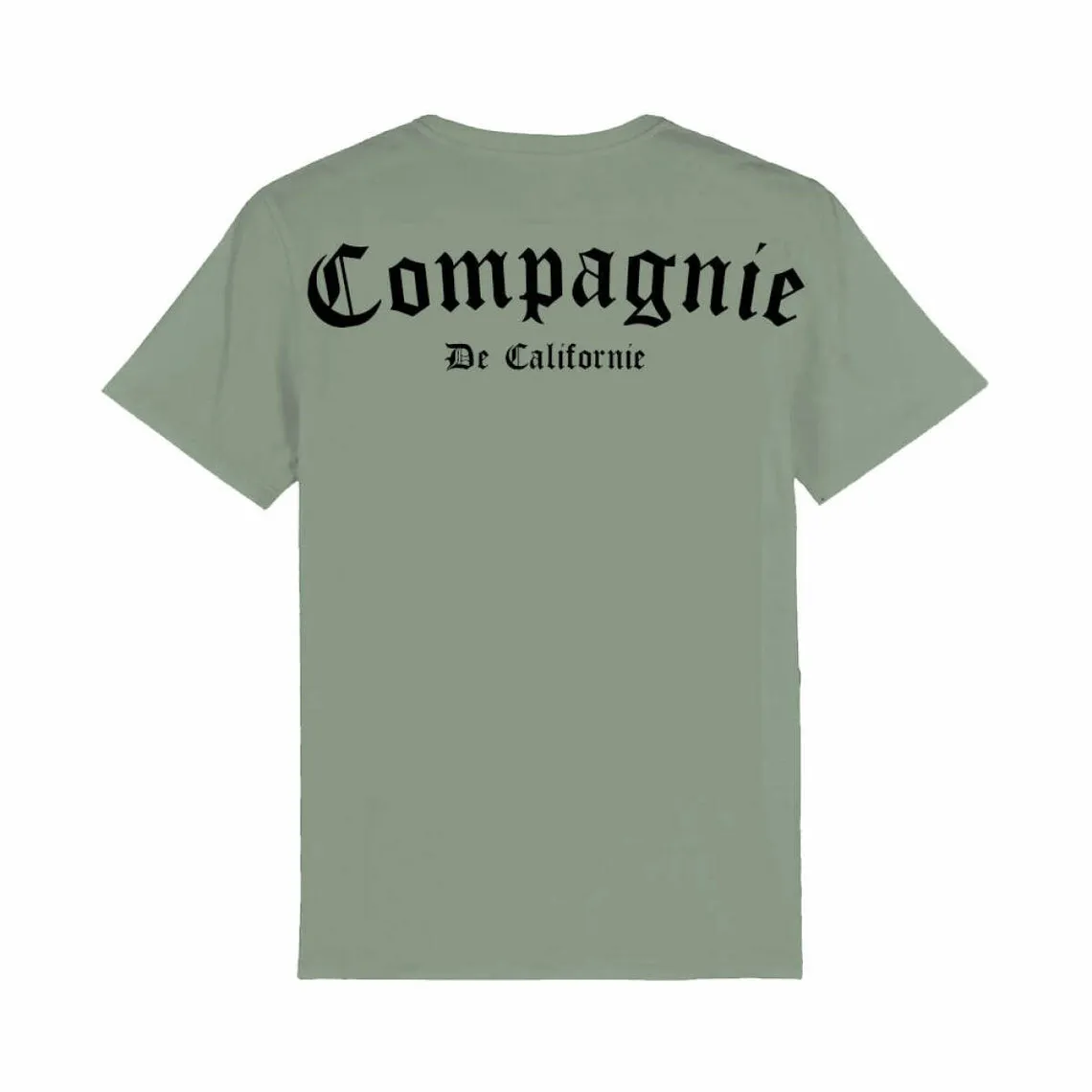 Tee-shirt MC S TO S kaki clair Compagnie de Californie - T-shirt / Polo Homme sur MenCorner