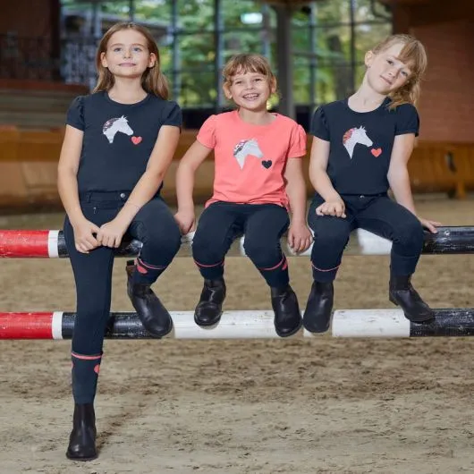 Tee-shirt équitation enfant Lucky Lily Elt - Equestra