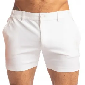 Tennis Shorts - Blanc - L'Homme Invisible : vente short homme L'Hom...