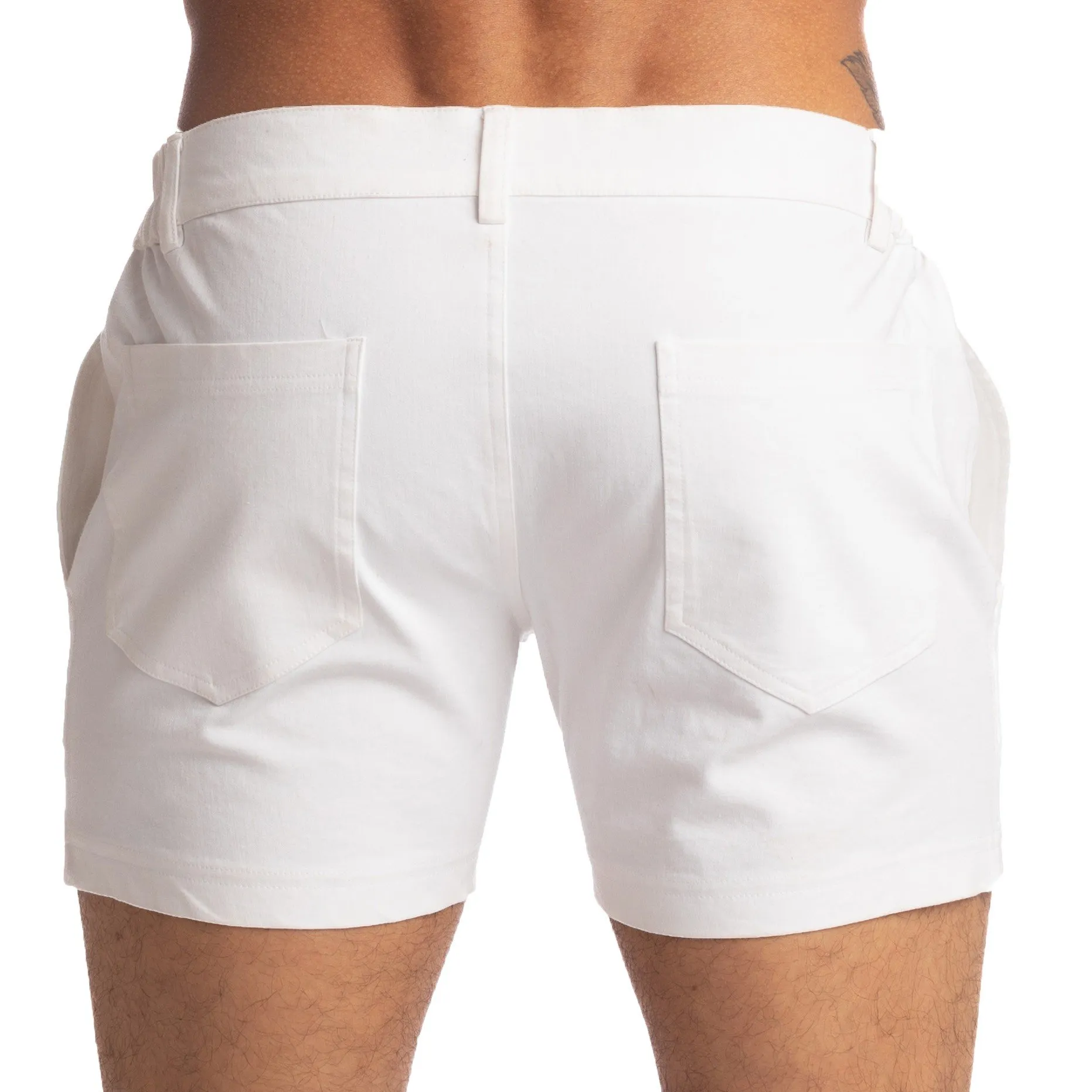 Tennis Shorts - Blanc - L'Homme Invisible : vente short homme L'Hom...