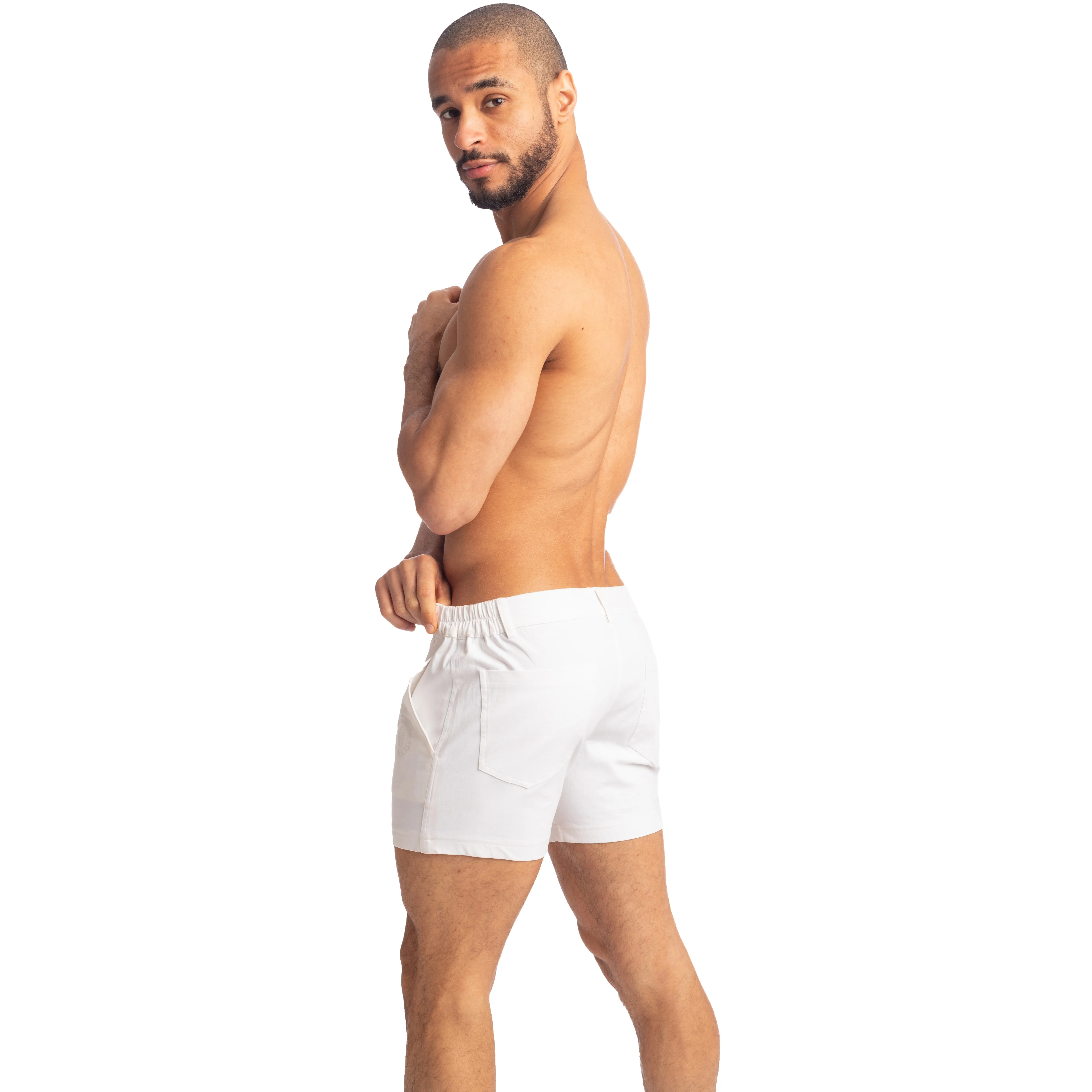 Tennis Shorts - Blanc - L'Homme Invisible : vente short homme L'Hom...