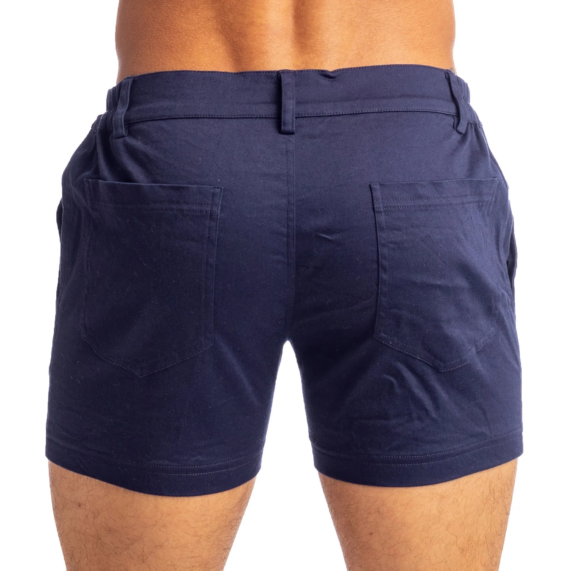 Tennis Shorts - Bleu Marine - L'Homme Invisible : vente short homme...