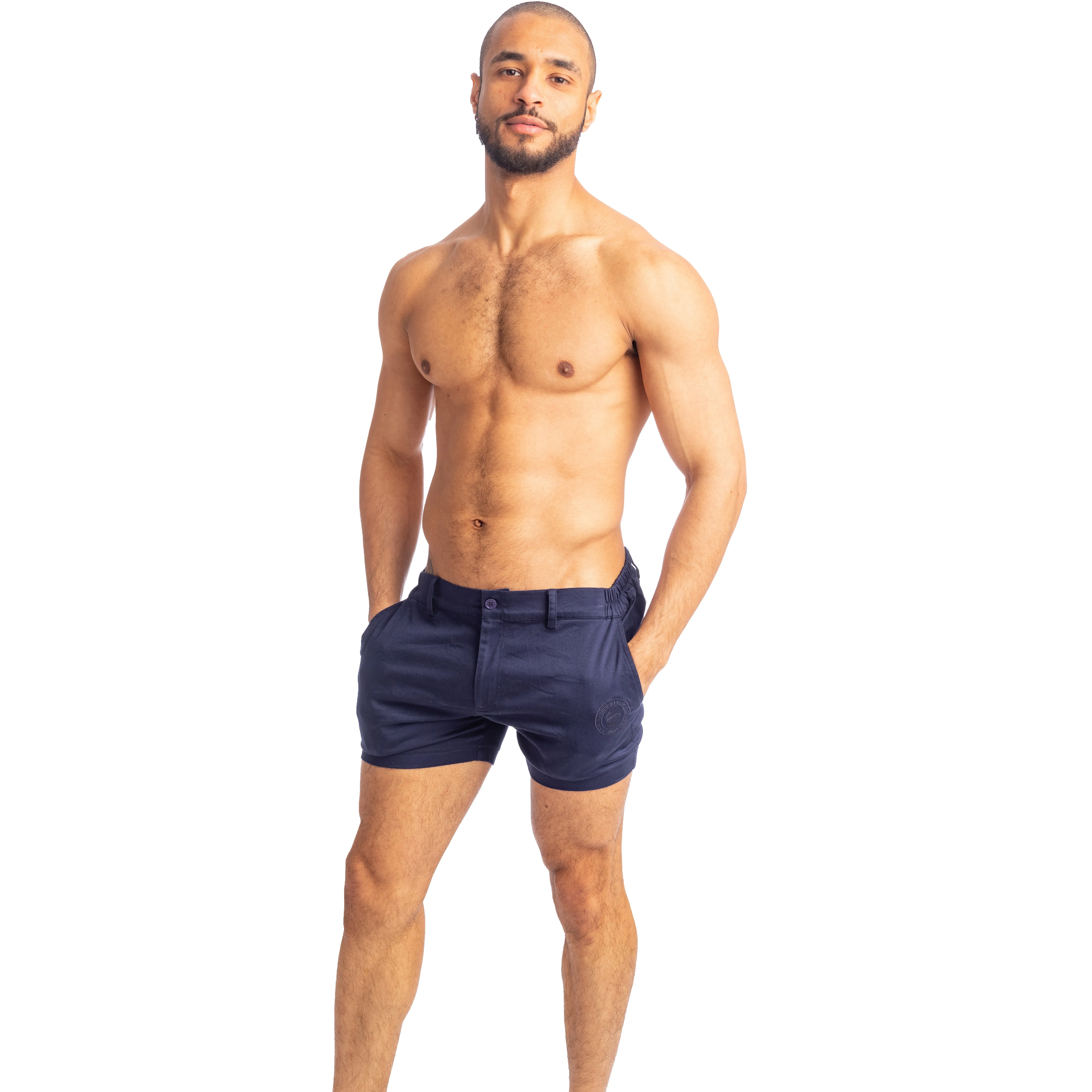 Tennis Shorts - Bleu Marine - L'Homme Invisible : vente short homme...