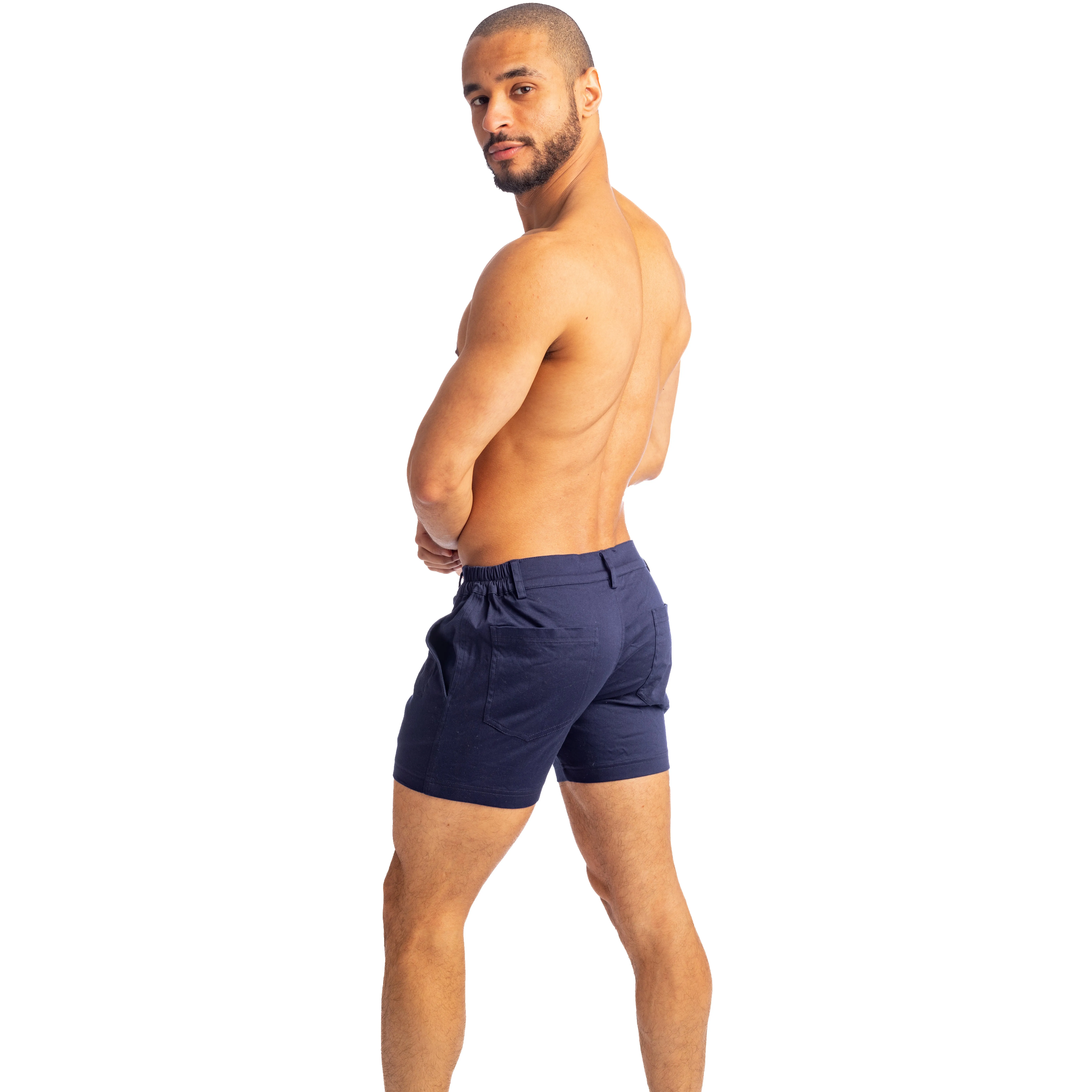 Tennis Shorts - Bleu Marine - L'Homme Invisible : vente short homme...