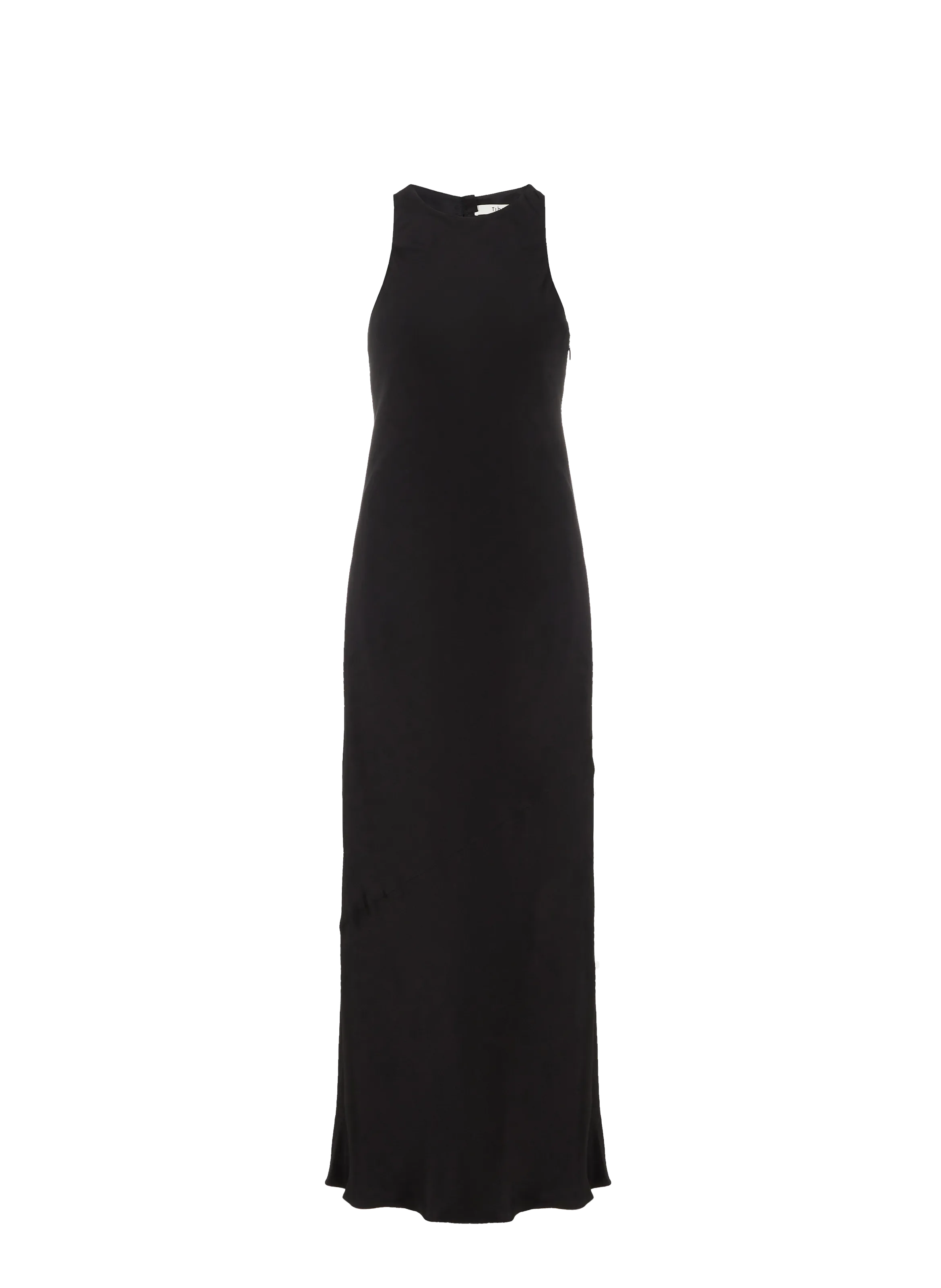 TIBI  Robe longue en soie - Noir