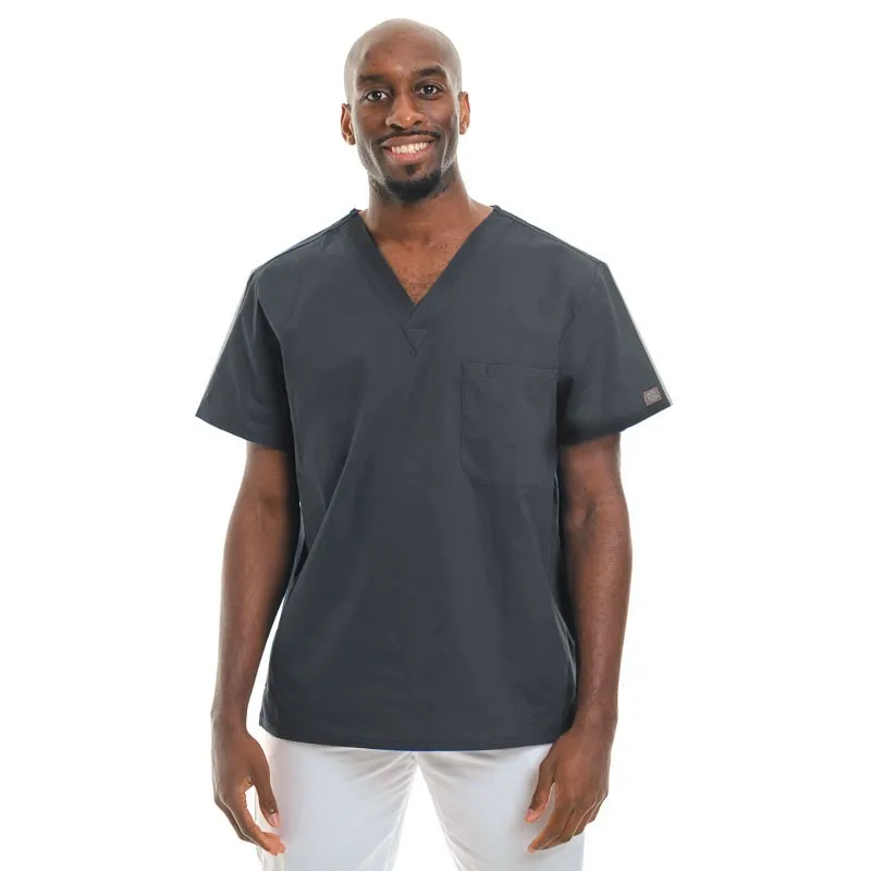 Tunique Médicale Col V Unisexe Gris Anthracite - DICKIES