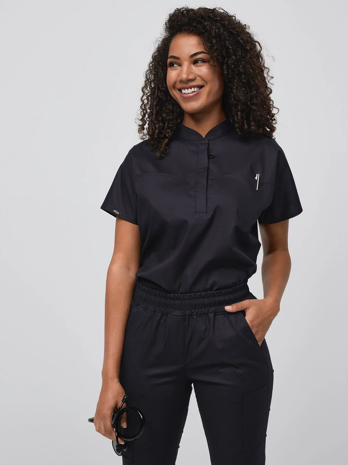 Tunique médicale en Lyocell (TENCEL™) LONDON – stretch