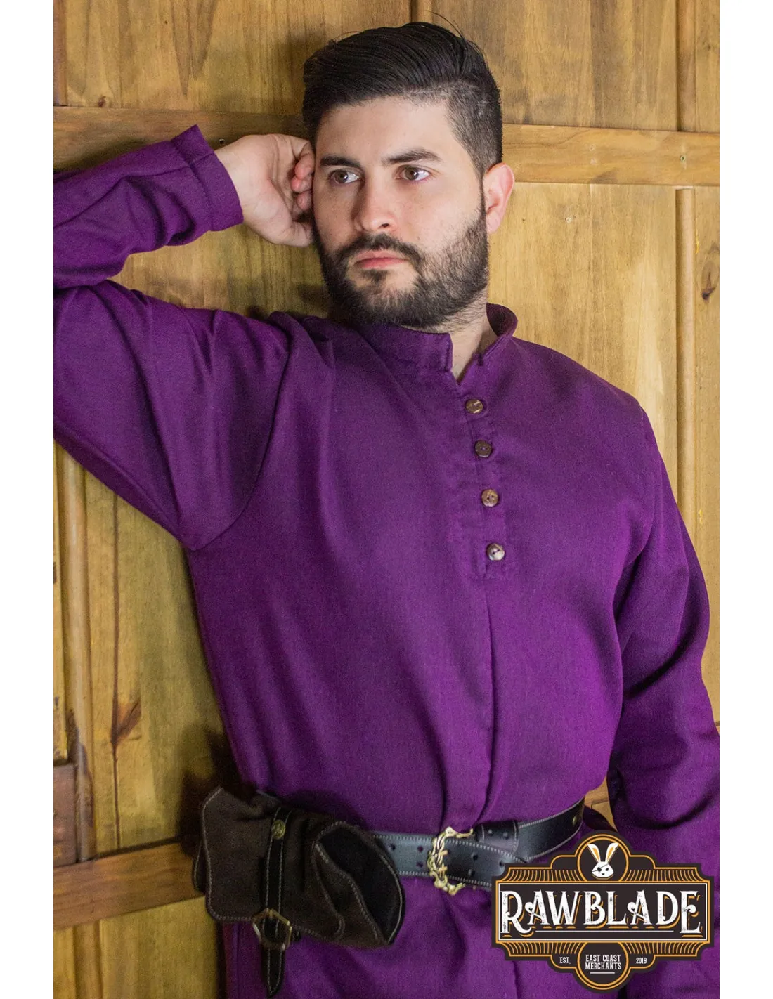 Tunique Médiévale Radovan - violet ⚔️ Boutique Épées