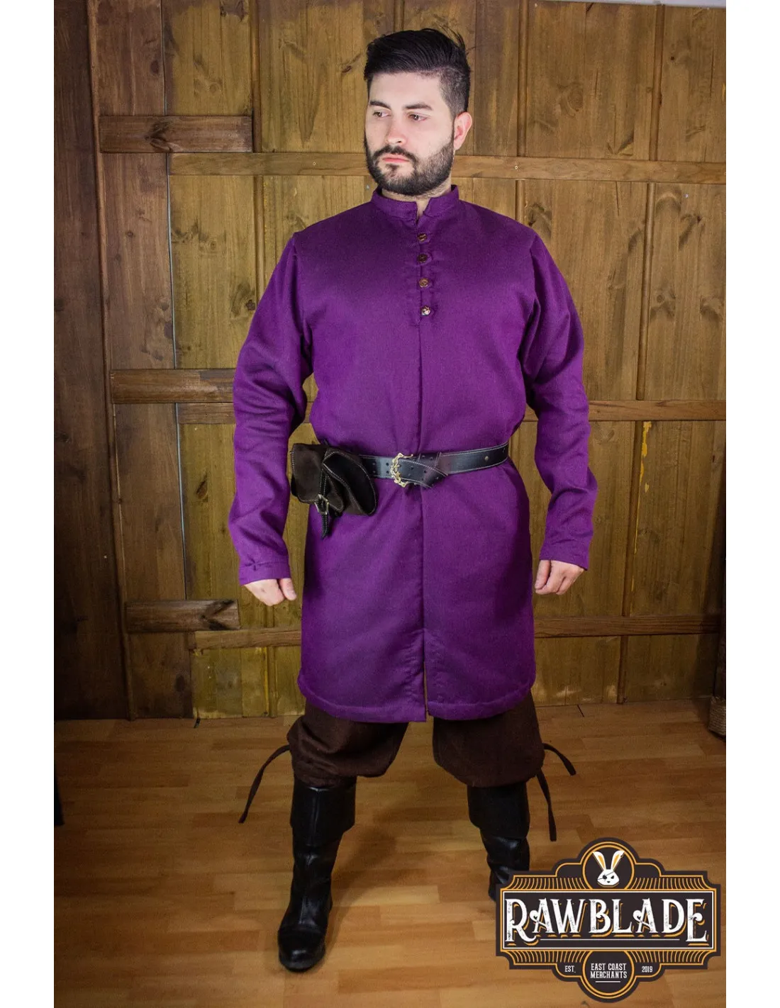 Tunique Médiévale Radovan - violet ⚔️ Boutique Épées