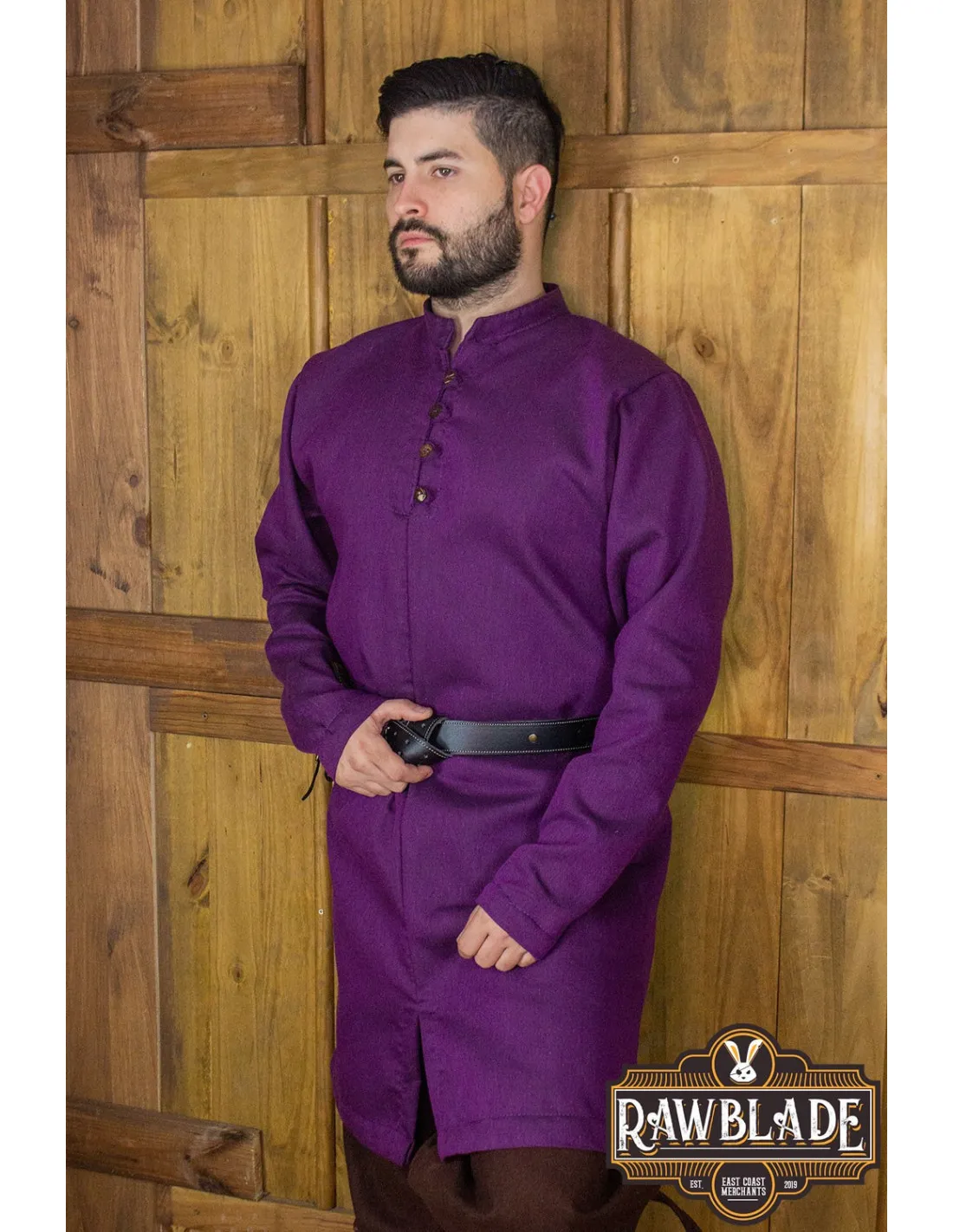 Tunique Médiévale Radovan - violet ⚔️ Boutique Épées