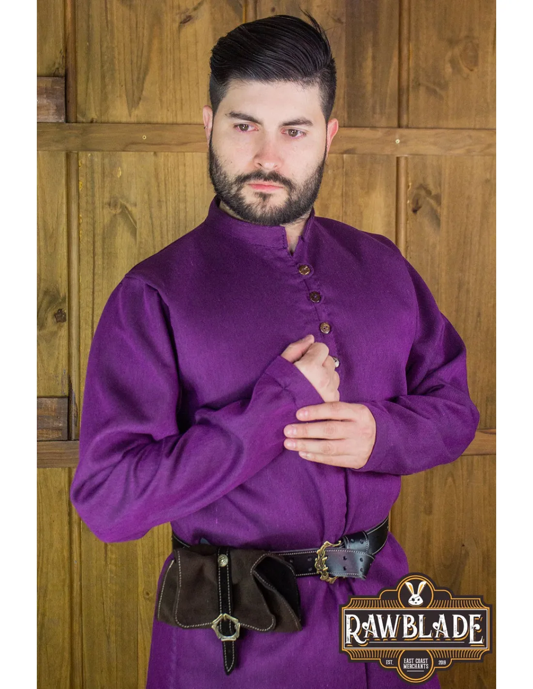 Tunique Médiévale Radovan - violet ⚔️ Boutique Épées