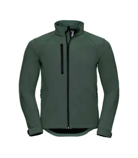 Veste softshell homme vert bouteille Russell