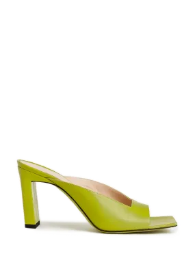 WANDLER  Mules Isa en cuir - Vert